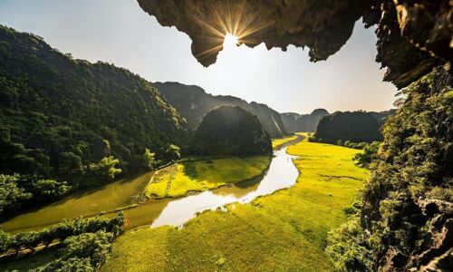 Tam Coc Grottos Ninh Binh Sunr